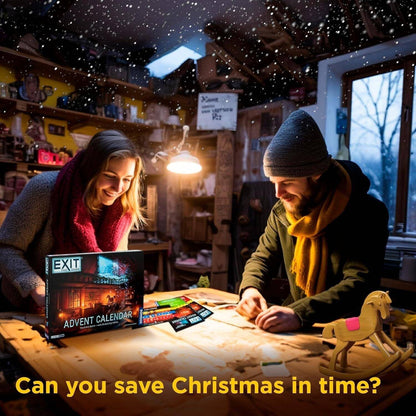 ⏰ OSTATNI DZIEŃ 50% ZNIŻKI - 🎄 Ucieknij z Warsztatu! Kalendarz adwentowy – 🗝️✨ 24 dni przygody z łamigłówkami i zabawy 🔥