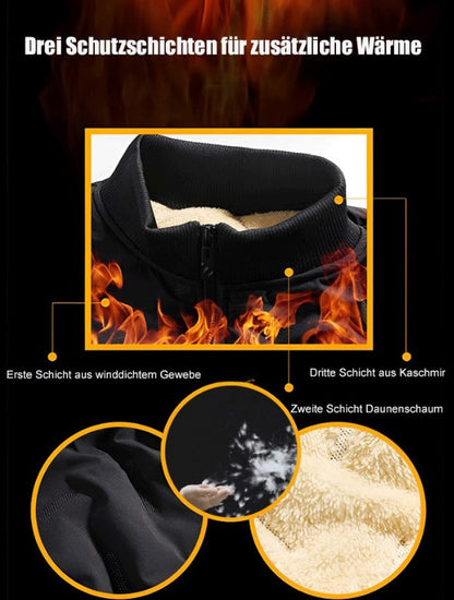 2025 Nowy ciepły, wodoodporny płaszcz z kaszmiru