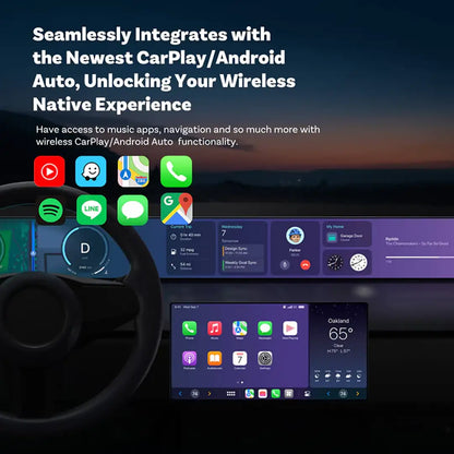Ottocast Mini 3.0 Ultra Cube bezprzewodowy adapter CarPlay Android Auto