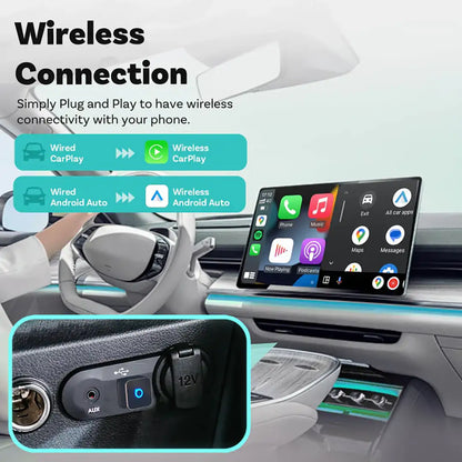 Ottocast Mini 3.0 Ultra Cube bezprzewodowy adapter CarPlay Android Auto