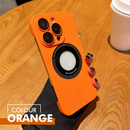 Pousbo® Bezramkowe etui na telefon Apple z otworem na logo