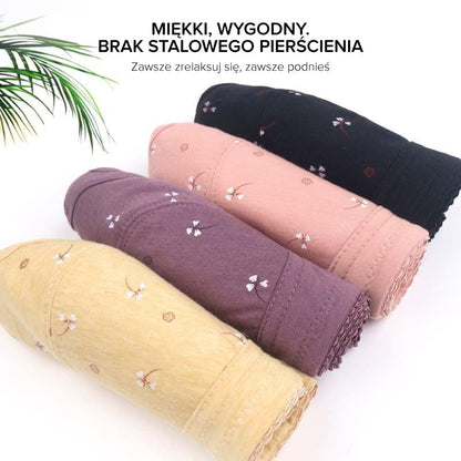 Bawełniany biustonosz dla seniorów z zapięciem z przodu