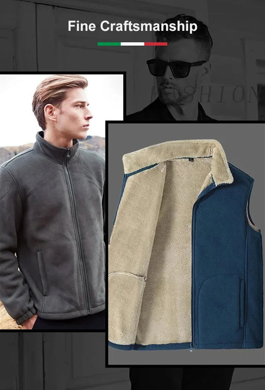 🔥Kamizelka męska z wełny jagnięcej