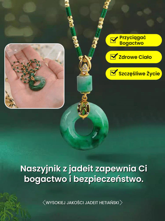 ✨Spokojna biżuteria z jadeitowym wisiorkiem