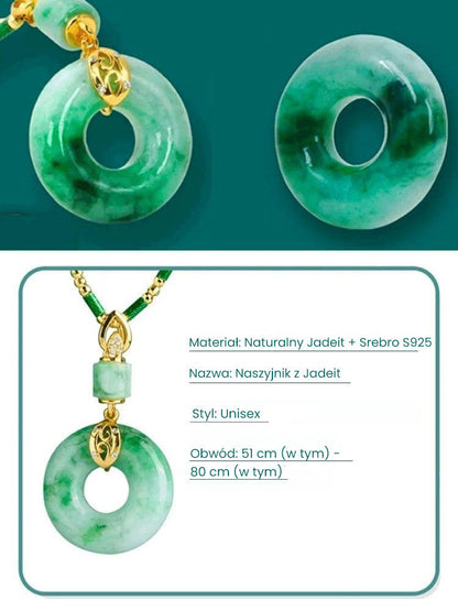✨Spokojna biżuteria z jadeitowym wisiorkiem