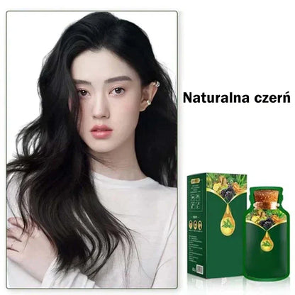 Delikatna roślinna farba do włosów – szybko działająca