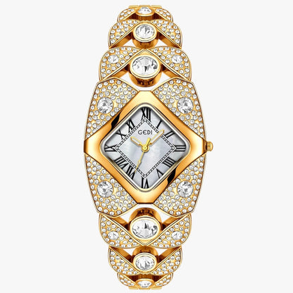 Callie | Damski zegarek 2025 Elegancja z lekką, diamentową obudową i wodoodporną konstrukcją