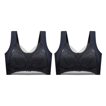 👙 Super wygodny i miękki damski biustonosz koronkowy bez stalowych kółek【✨1 + 1 gratis】