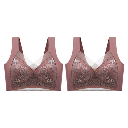 👙 Super wygodny i miękki damski biustonosz koronkowy bez stalowych kółek【✨1 + 1 gratis】