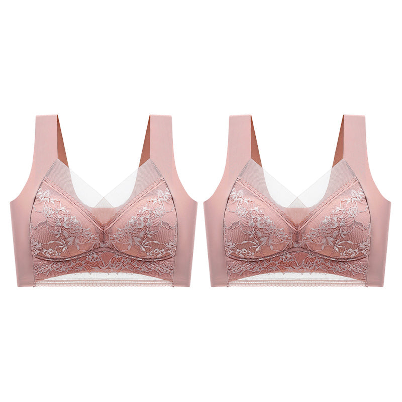 👙 Super wygodny i miękki damski biustonosz koronkowy bez stalowych kółek【✨1 + 1 gratis】