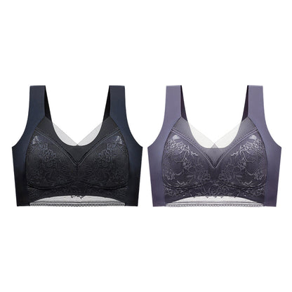 👙 Super wygodny i miękki damski biustonosz koronkowy bez stalowych kółek【✨1 + 1 gratis】