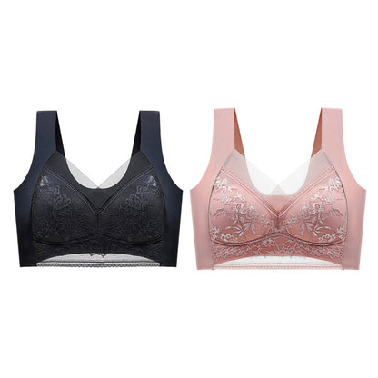 👙 Super wygodny i miękki damski biustonosz koronkowy bez stalowych kółek【✨1 + 1 gratis】