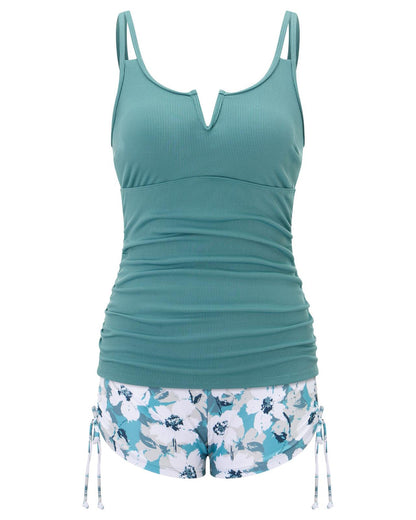 👙Dwuczęściowy komplet tankini modelujący brzuch