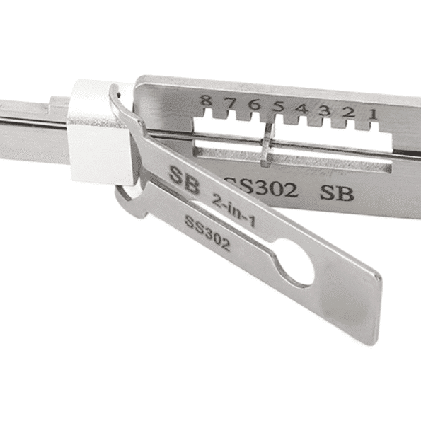 MASTERTM – narzędzie 2 w 1 do otwierania zamków i dekodowania kluczy