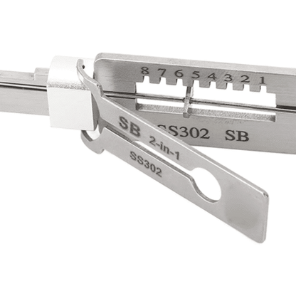 MASTERTM – narzędzie 2 w 1 do otwierania zamków i dekodowania kluczy