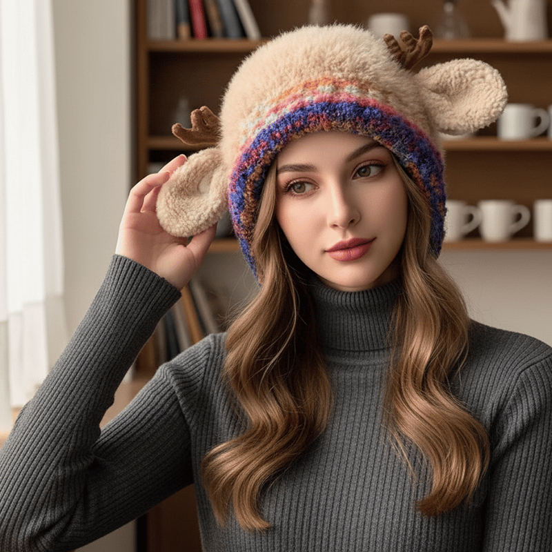 Świąteczny kapelusz z poroża