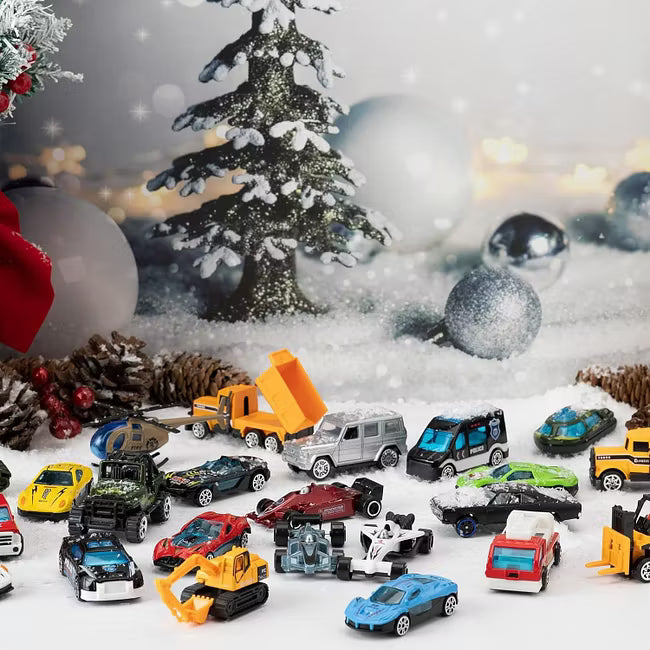 🔥Ostatni dzień 50% zniżki - 🚗🎁Kalendarz adwentowy na Boże Narodzenie 2026 | ✨24-dniowy kalendarz odliczający do świąt, zestaw samochodów odlewanych