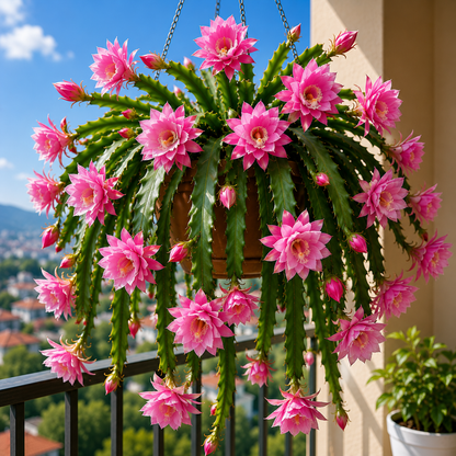 💫 Rzadki kaktus storczykowy Epiphyllum 🌸 Rzadki kwiat, który każdy chce podziwiać