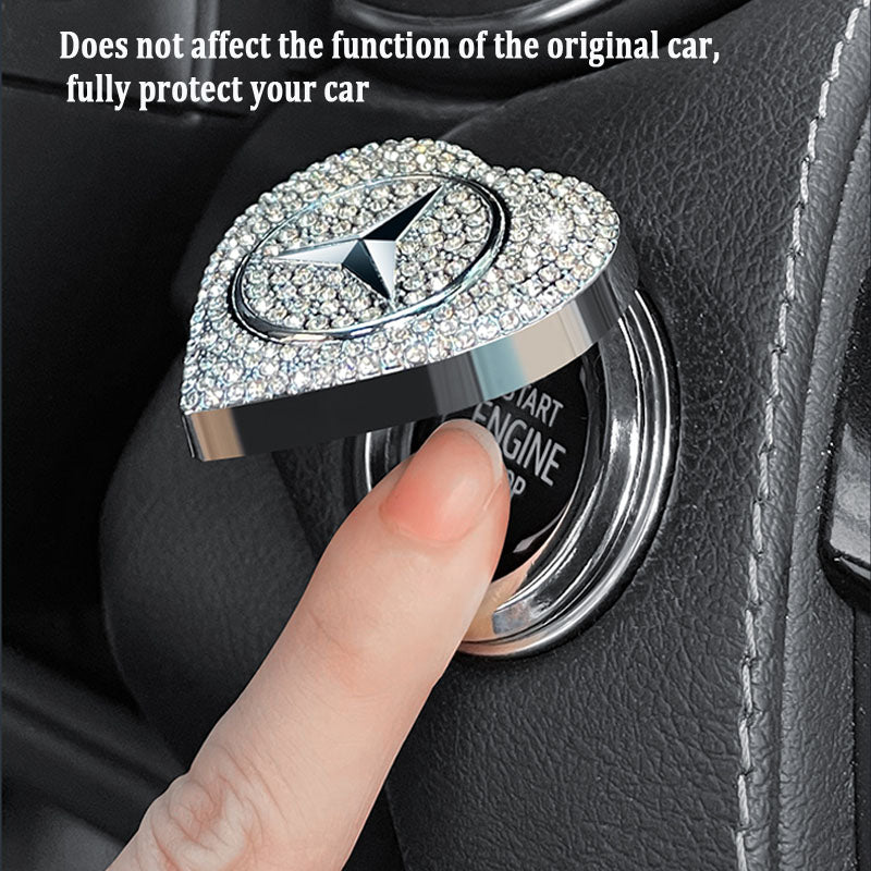 Gorąca wyprzedaż 2025🔥Etui ochronne z jednym przyciskiem startowym wysadzane diamentami