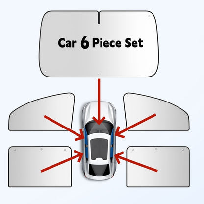 Osłona przeciwsłoneczna na szybę samochodową (uniwersalna do wszystkich modeli pojazdów)