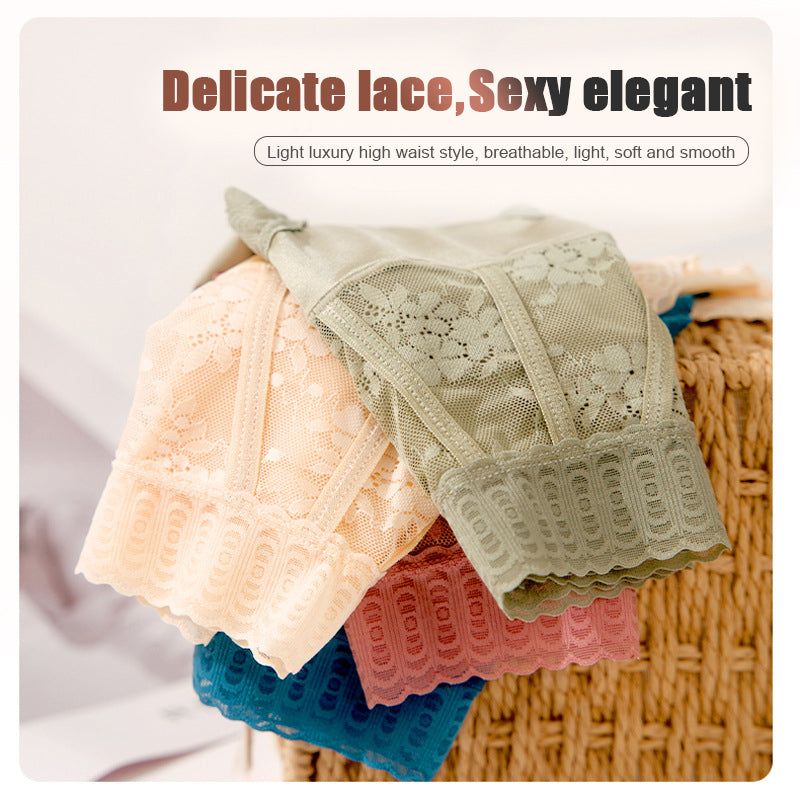 【🌷Kup 1 i otrzymaj 2 gratis】Seksowne bezszwowe majtki z jedwabiu podnoszące biodra z kontrolą brzucha