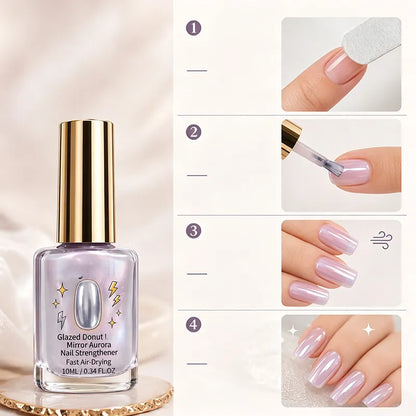 📢📢Kup 2, a 1 dostaniesz gratis!! ⏰Odżywka do paznokci Lilac Glossy Mirror