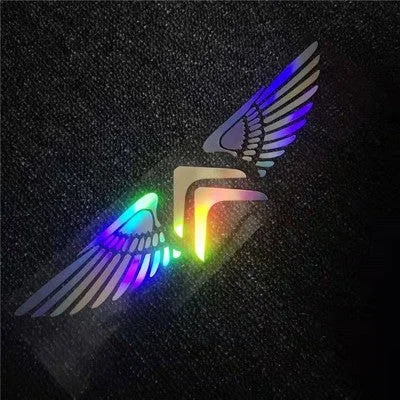 Laserowa naklejka na samochód 3D Angel Wings ✧4PCS✧