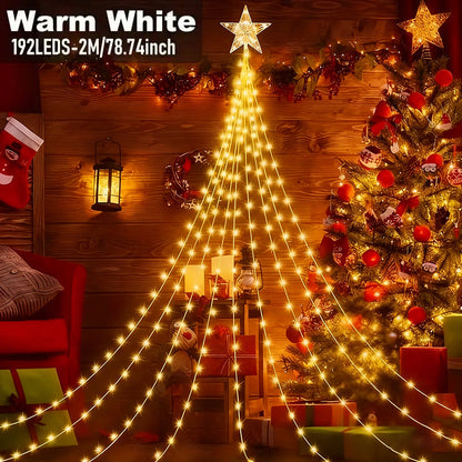🎁Wczesna wyprzedaż świąteczna 50% TANIEJ🎄Lampki choinkowe Starlight Cascade