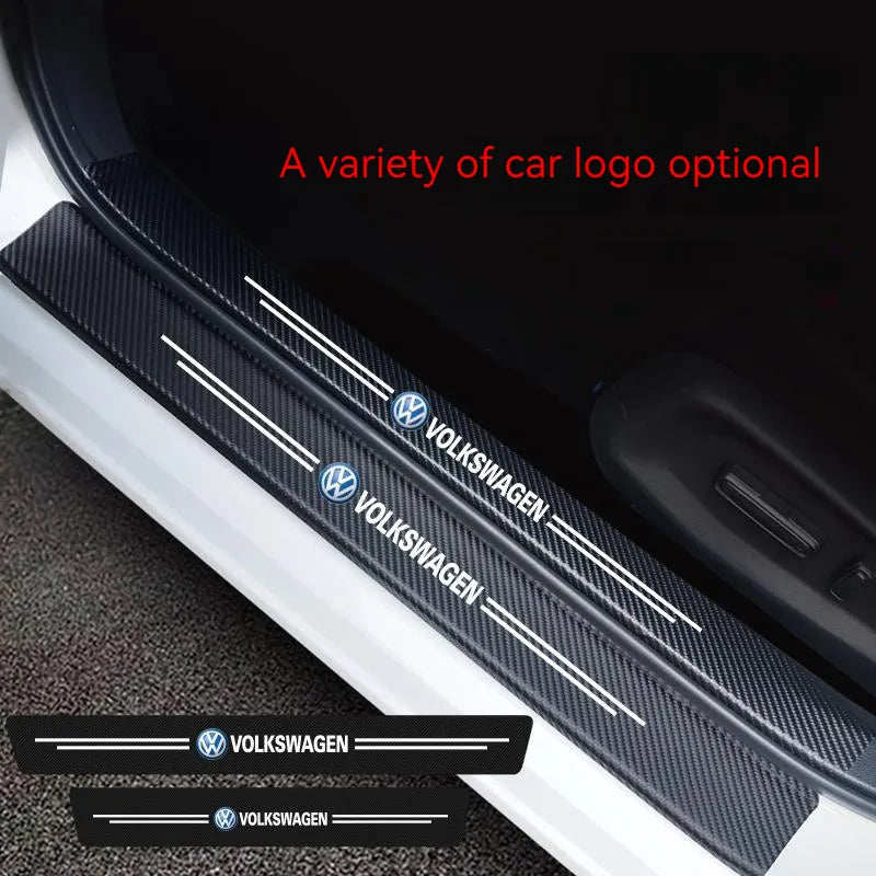 Black Friday ✨50% OFF ✨Carbon Car Door Sills Stickers✨9PCS ✨