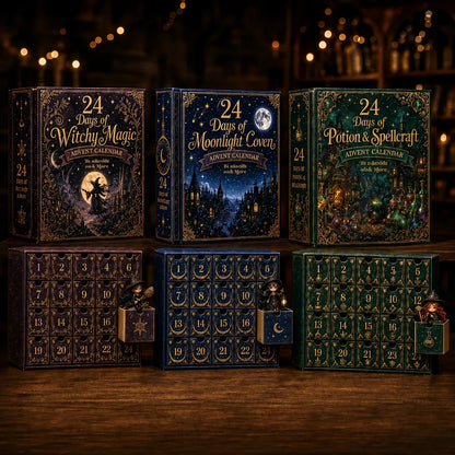 🧙‍♀️24 Days Of Witchy Surprises Advent Calendar | 24 Unique Collectible Witches with Magical Themes, Mini Figures & Fantasy Display Collection ✨