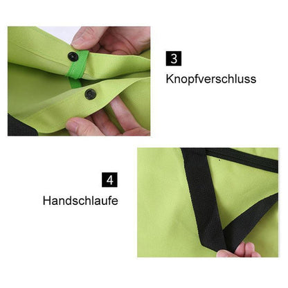🛍️✨ Torba na zakupy z możliwością przekształcenia - chowane kółka, udźwig 20 kg, rozszerzalna dzięki zamkowi błyskawicznemu!
