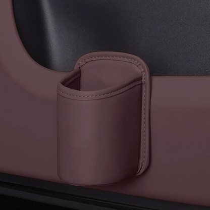 Uchwyt na kubek Velora Leather – łatwy w montażu, możliwość personalizacji logo