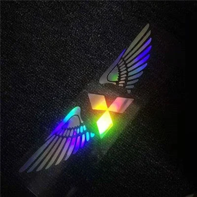 Laserowa naklejka na samochód 3D Angel Wings ✧4PCS✧