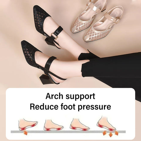 ✨Sprawiają, że stajesz się bardziej elegancka i pewna siebie💟Sandały na wysokim obcasie w stylu vintage