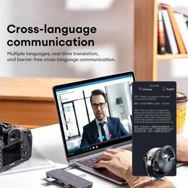 🏆Bestseller numer 1 ⏰ Ostatni dzień 💎 Słuchawki bezprzewodowe OWS Bluetooth 5.4 z tłumaczeniem AI (dla iOS i Androida)