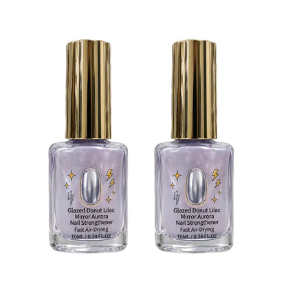 📢📢Kup 2, a 1 dostaniesz gratis!! ⏰Odżywka do paznokci Lilac Glossy Mirror