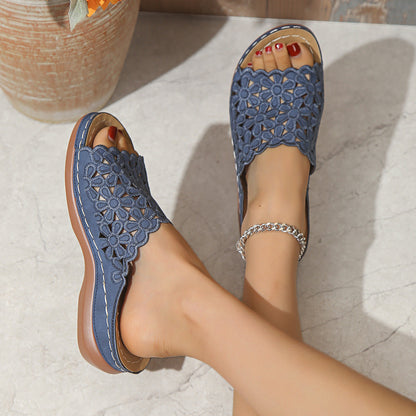 🔥Ostatni dzień promocji 50% ZNIŻKI - Damskie sandały ortopedyczne na wygodnym klinie