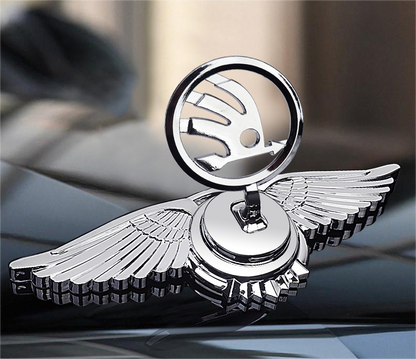 Logo na maskę samochodu z ozdobą