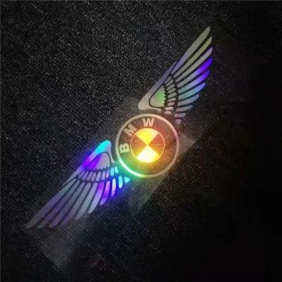 Laserowa naklejka na samochód 3D Angel Wings ✧4PCS✧