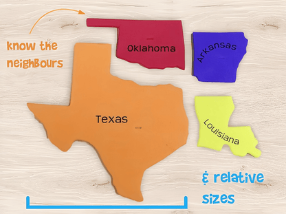 🔥🌍 Zestaw puzzli z mapą świata i USA