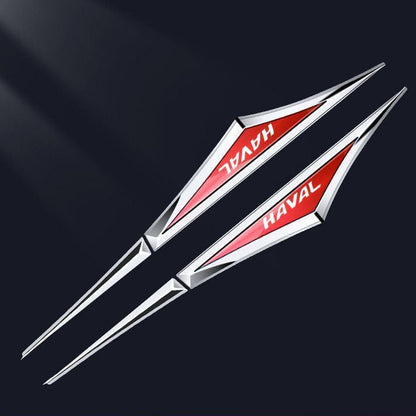 Kreatywne galwanizowane metalowe naklejki samochodowe✨2 szt.✨