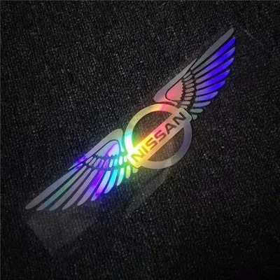 Laserowa naklejka na samochód 3D Angel Wings ✧4PCS✧