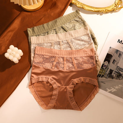 【🌷Kup 1 i otrzymaj 2 gratis】Seksowne bezszwowe majtki z jedwabiu podnoszące biodra z kontrolą brzucha
