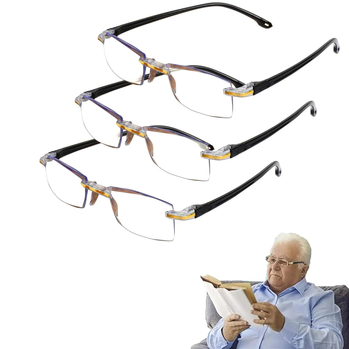 👓🌄Okulary multifokalne Smart Zoom – wyraźne widzenie z bliska i daleka, wszystko w jednym