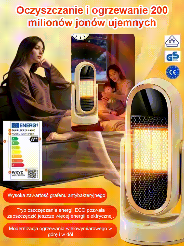 Cichy i ekonomiczny grzejnik do natychmiastowego ogrzania całego mieszkania