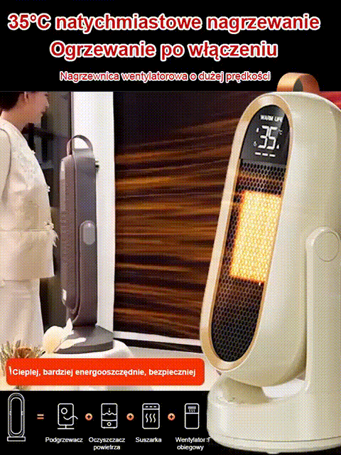 Cichy i ekonomiczny grzejnik do natychmiastowego ogrzania całego mieszkania