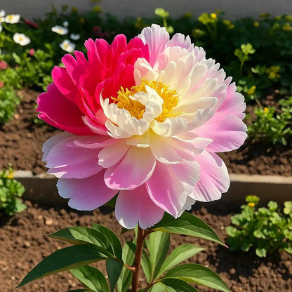🌸 Podwójnie pnąca piwonia, mrozoodporna bylina ogrodowa do piękna w pomieszczeniach i na zewnątrz