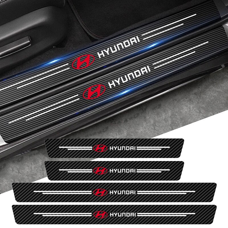 Osłona progu drzwi z włókna węglowego (8 szt.)