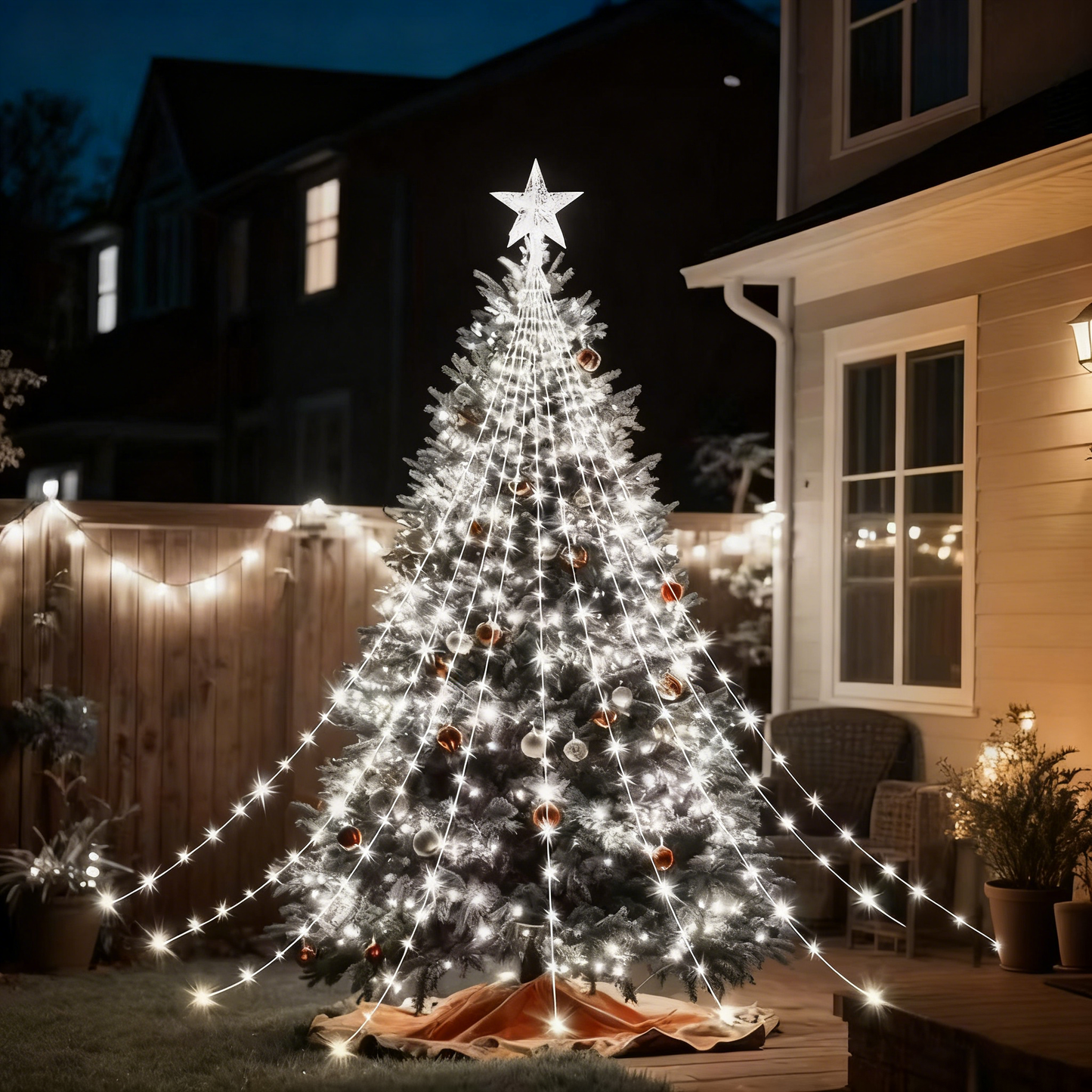 🎁Wczesna wyprzedaż świąteczna 50% TANIEJ🎄Lampki choinkowe Starlight Cascade