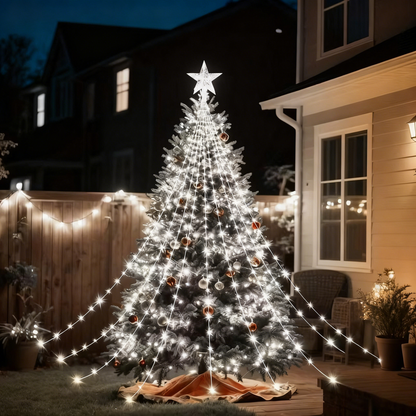🎁Wczesna wyprzedaż świąteczna 50% TANIEJ🎄Lampki choinkowe Starlight Cascade